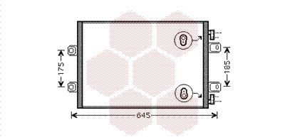 VAN WEZEL Kondensaator,kliimaseade 43005406